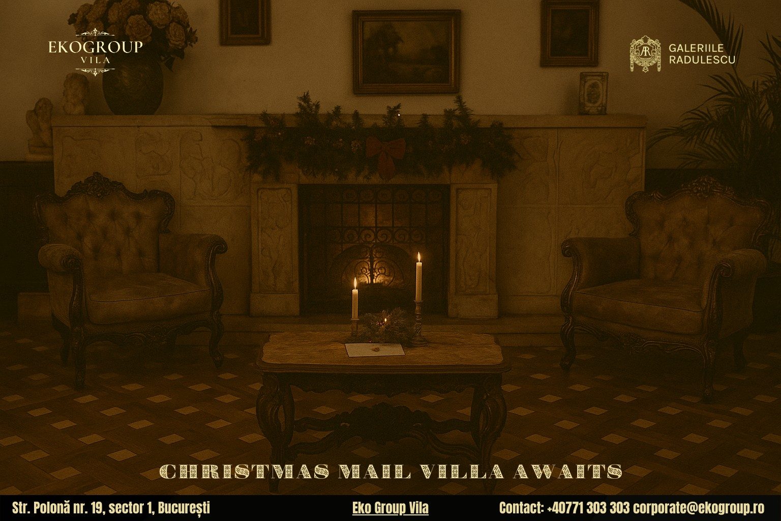 Scrisoare de Crăciun în epoca interbelică: magia Crăciunului anilor ’30 la Eko Group Vila